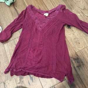 Anthropology purple top vintage